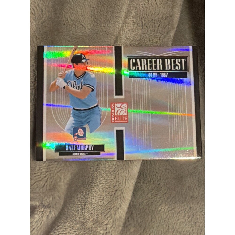 2005 Donruss Elite - Career Best Dale Murphy #CB-9 /1500